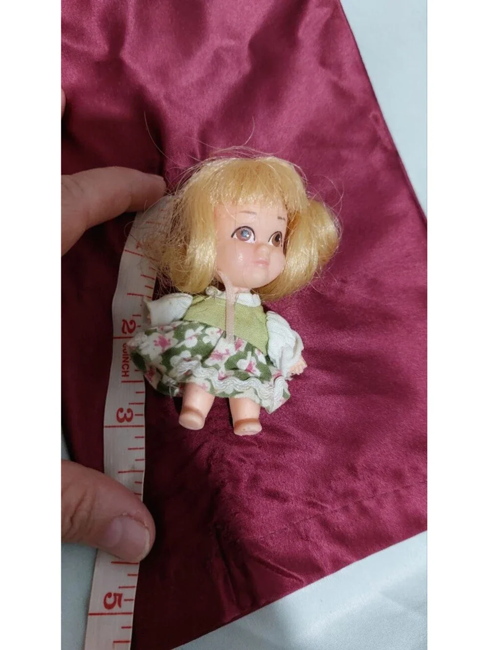 Vintage Blonde Doll 1980s Small
